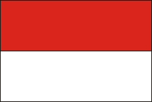 flagge indonesien